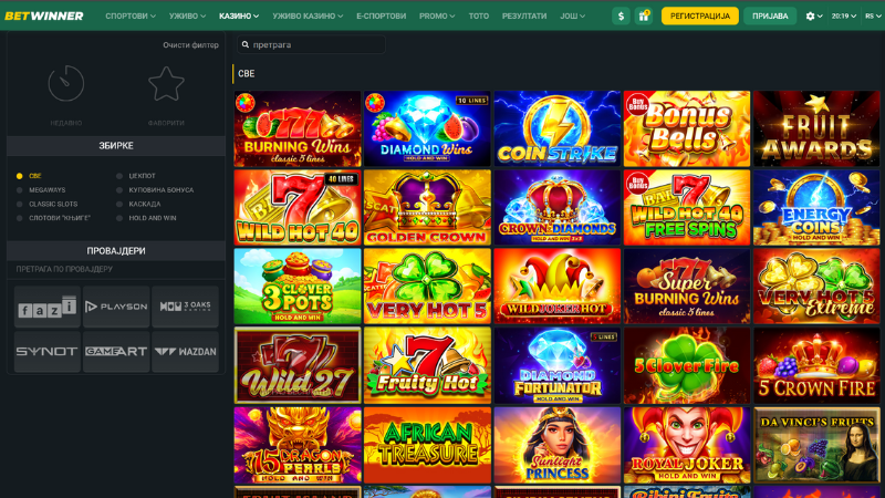 BetWinner Kazino