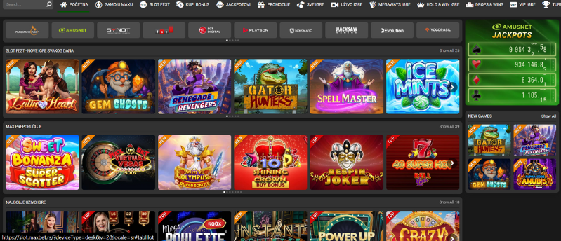 MaxBet Slot Igre