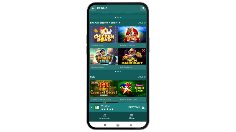 VivatBet Mobilno Iskustvo