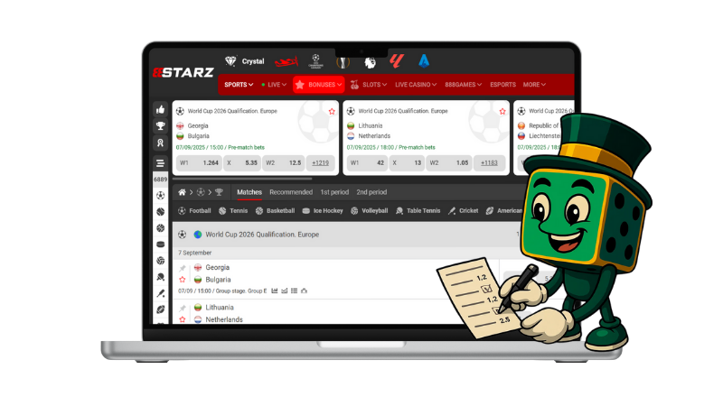 888STARZ Sportsko Klađenje