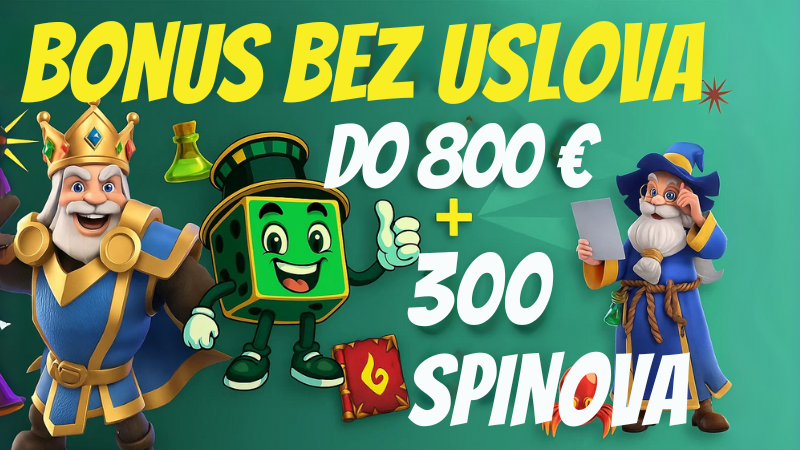 Merlin Casino Bonus Dobrodošlice bez Uslova