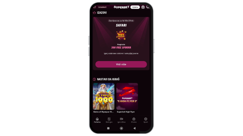 Superbet Casino Mobile