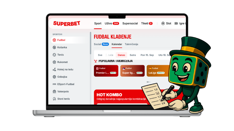SuperBet Kladjenje na Sport