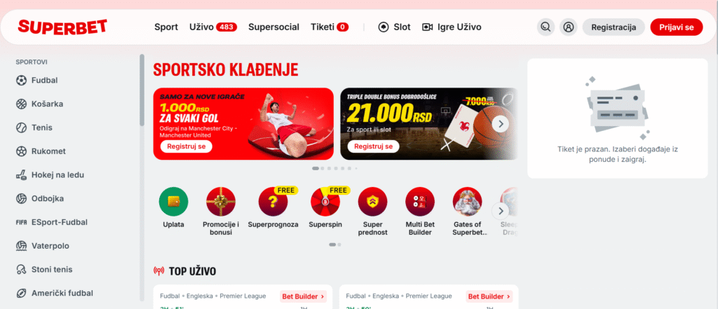 SuperBet Dizajn