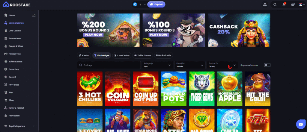 RooStake Casino